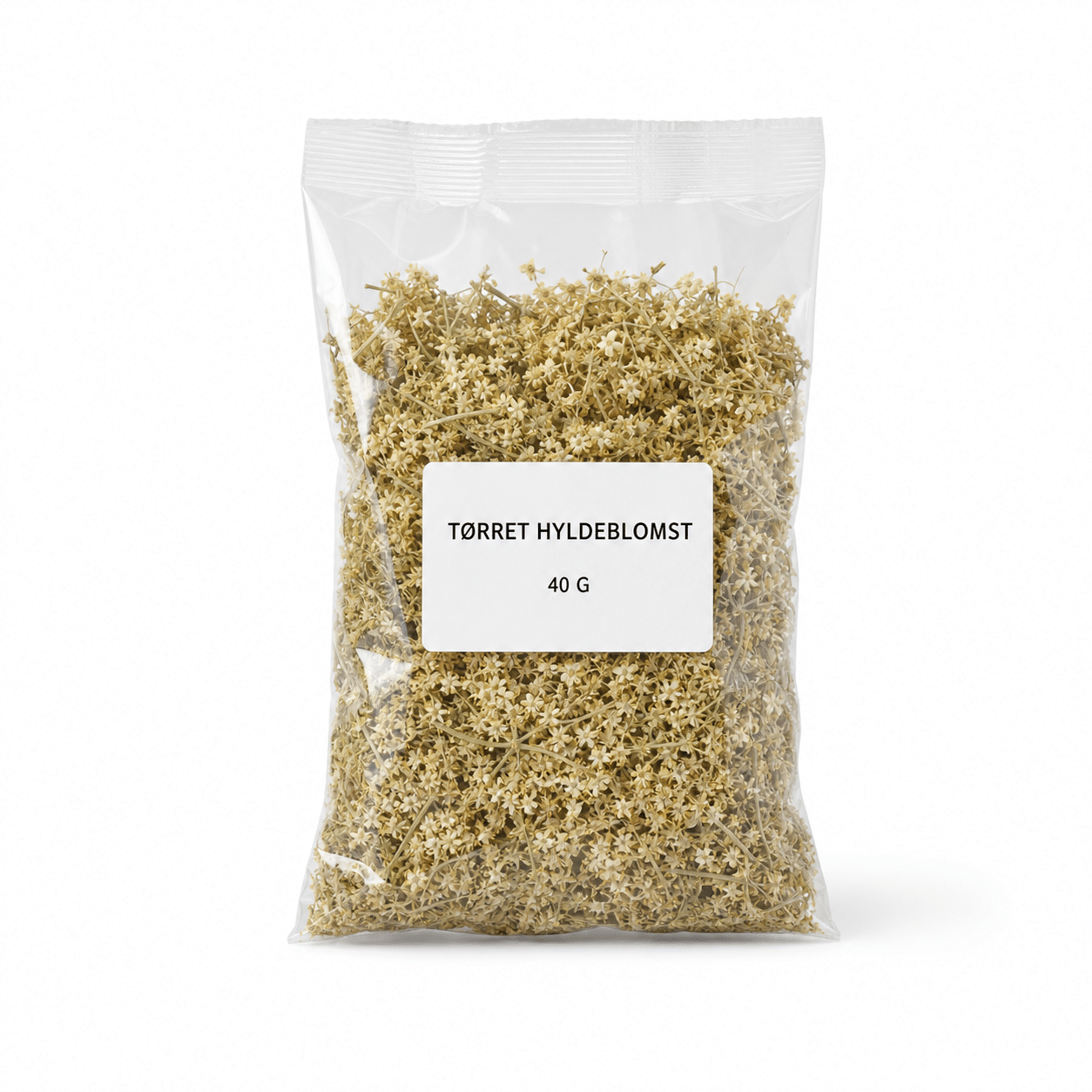 Tørret Hyldeblomst, 40 gram