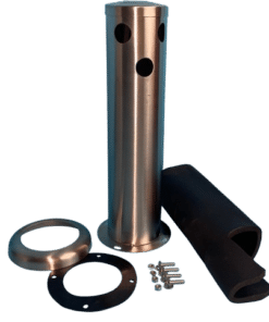 Tap column with 3 taps, complete with hoses and fittings