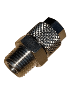 Slangetilslutning, 1/8″ nippel – 6/4 mm indv./udv. slange