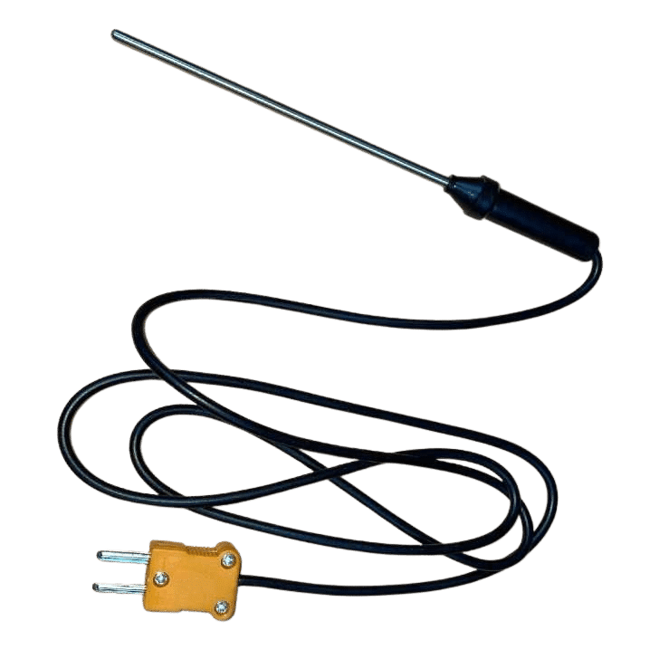 Insertion probe for digital thermometer, type K sensor, economy